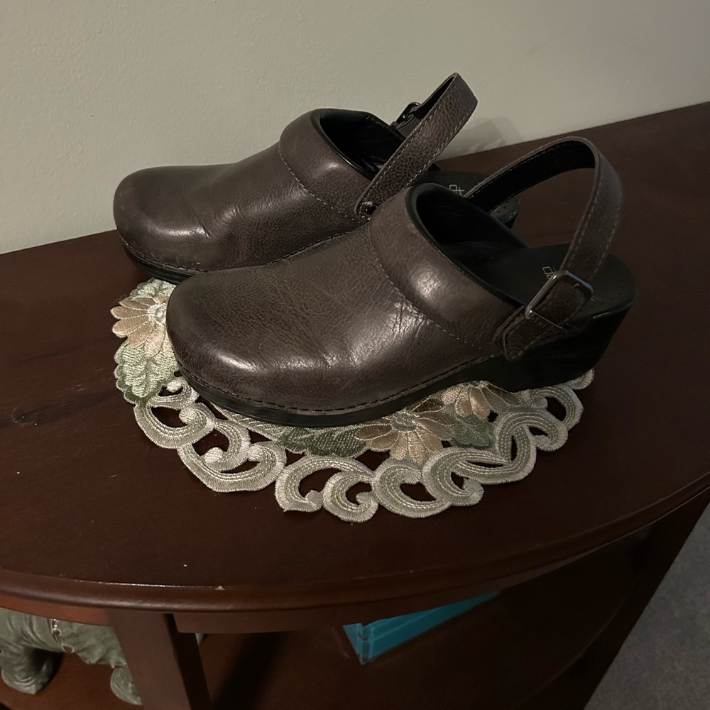 Dansko Brown Clogs